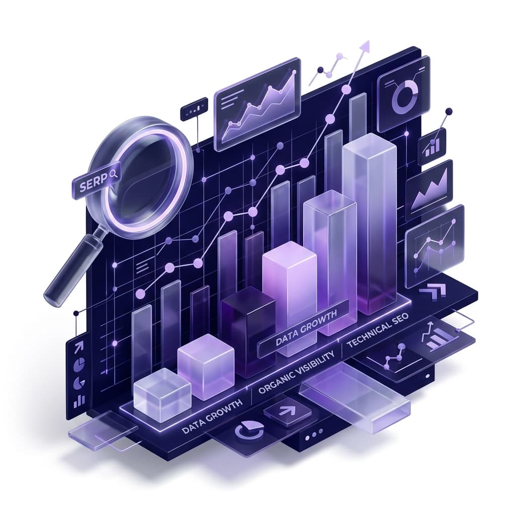 SEO & Growth Marketing Illustration